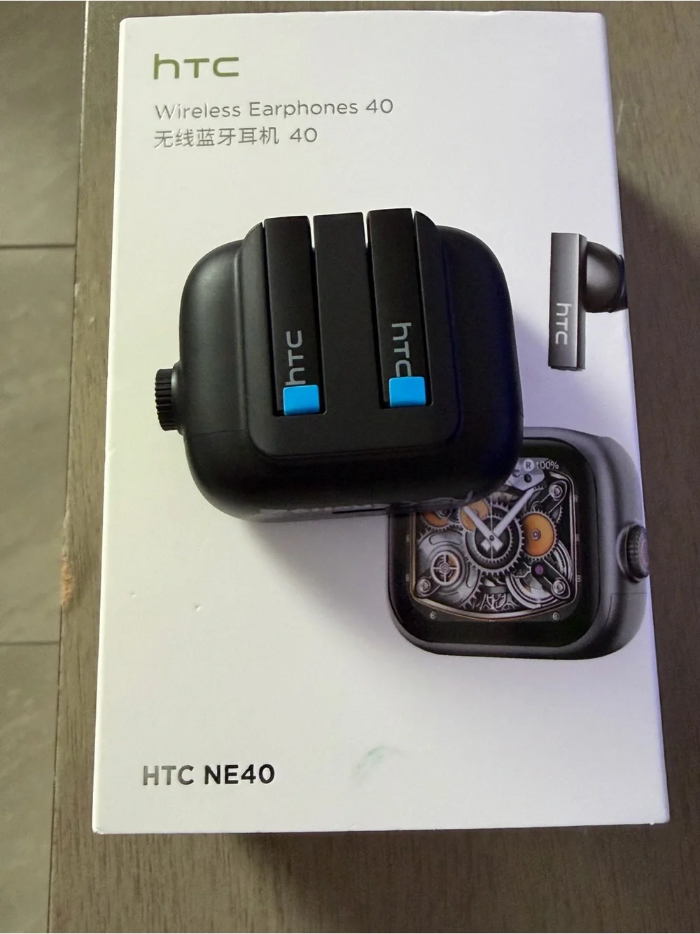 HTC NE40 Wireless Earphones 40 Bluetooth 6.0 TWS Earbuds AI Translator New”